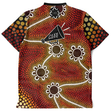 Load image into Gallery viewer, Mens NAIDOC 2024 Blade Collar Polo Shirt Ally Friendly
