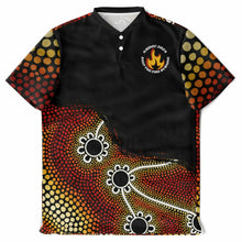 Load image into Gallery viewer, Mens NAIDOC 2024 Blade Collar Polo Shirt Ally Friendly
