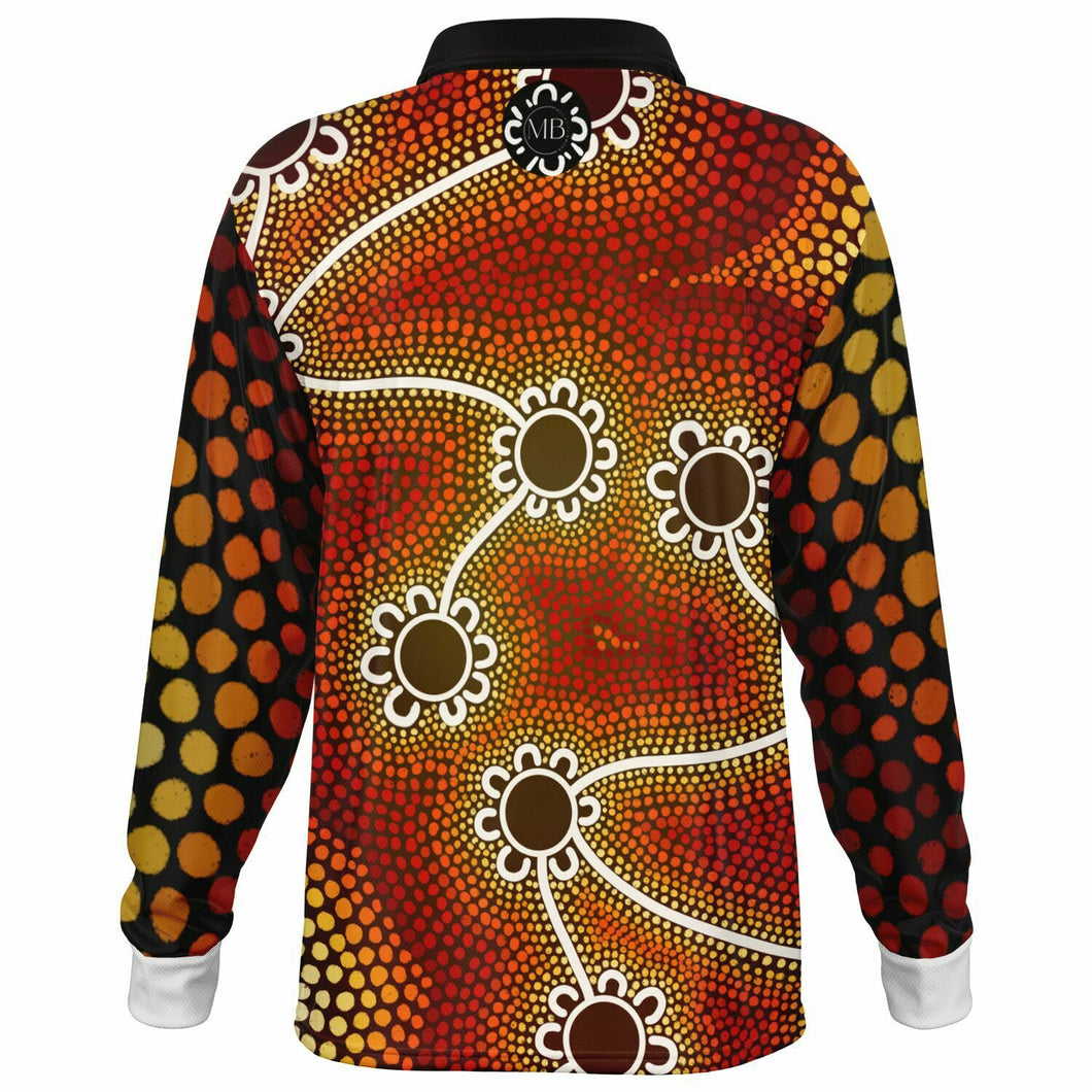 NAIDOC 2024 Long Sleeve Polo Shirt