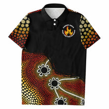 Load image into Gallery viewer, Kids NAIDOC 2024 Polo Shirt Ally Friendly
